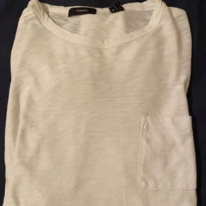 Mens THEORY Long Sleeve Henley Shirt | M